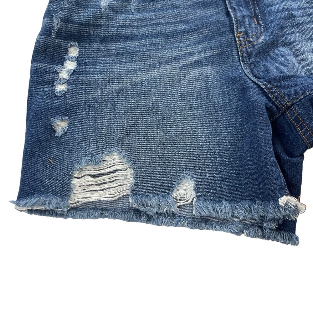 Sound Style Womens 4 26 Med Wash Denim Hope High Rise Vintage Reunion Jean Short - Picture 7 of 14